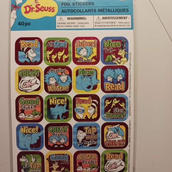 Dr. Seuss Children's 3PK Flash Cards: Numbers, Colors & Shapes and ABC's & Words - Picture 3 of 3